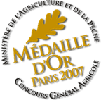 Médaille d'or 2007 Paris